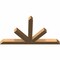 Ekena Millwork Saratoga Timber Gable Bracket, Western Red Cedar, 84"W x 49"H x 5 1/2"D x 5 1/2"F, 14/12 Pitch GBW084X49X0606SAR00SWR - alternate 5